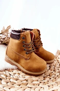 Discount Dziecięce Trapery Botki Camel Milos Dzieci Chłopięce|Dziewczęce