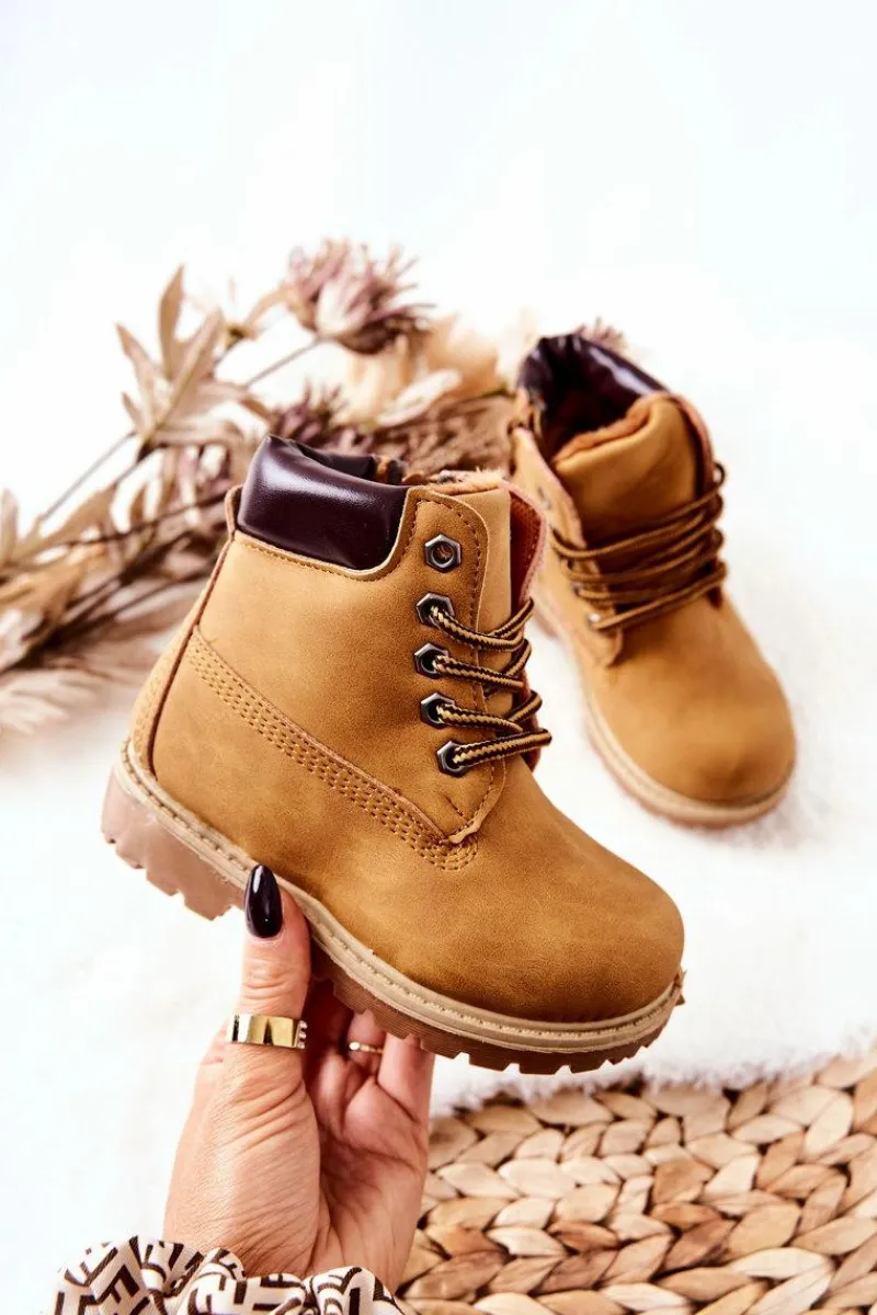 Discount Dziecięce Trapery Botki Camel Milos Dzieci Chłopięce|Dziewczęce