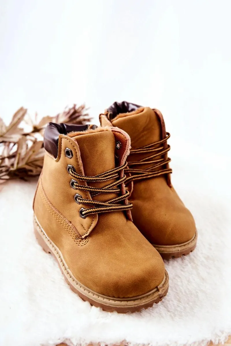 Discount Dziecięce Trapery Botki Camel Milos Dzieci Chłopięce|Dziewczęce