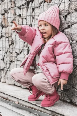 Clearance Dziecięce Trapery Botki Z Suwakiem Fuksja Dexter Dzieci Dziewczęce