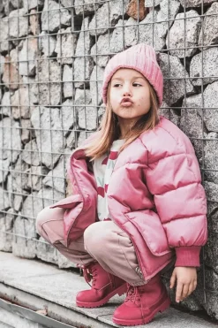 Clearance Dziecięce Trapery Botki Z Suwakiem Fuksja Dexter Dzieci Dziewczęce