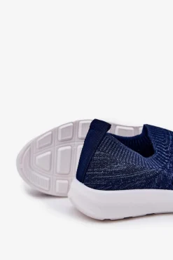 New Boto Dziecięce Wsuwane Buty Sportowe Granatowe Grinala Niebieski