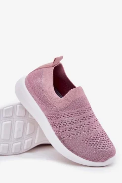 Dziewczęce|Back To School></noscript>Boto Dziecięce Wsuwane Buty Sportowe Różowe Grinala