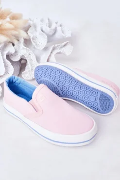 Dziewczęce|Dziewczęce>Big Star Shoes Dziecięce Wsuwane Tenisówki Slip-On Big Star HH374009 Różowe
