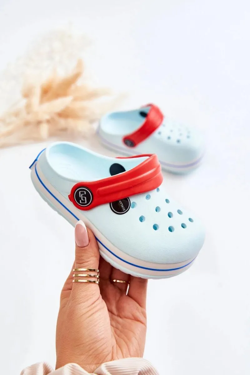 Chłopięce|Dziewczęce>Boto Dziecięce Wygodne Klapki Kroksy Miętowe Colly