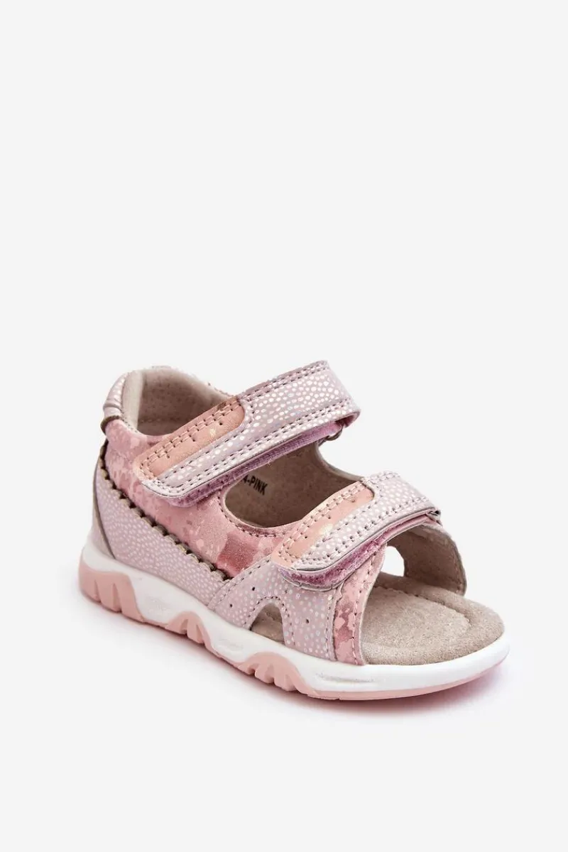 Online Evento Dziecięce Wygodne Sandałki Na Rzepy Różowe Alaska