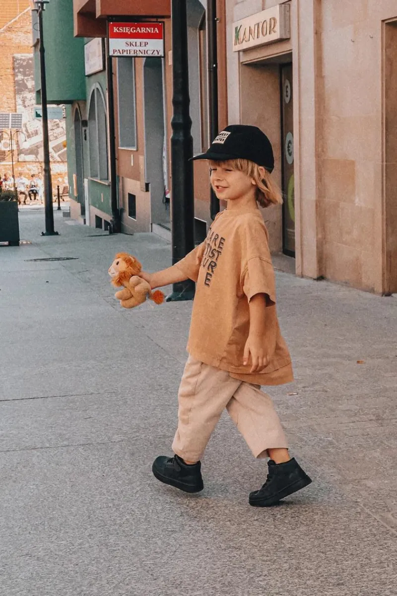 Discount Dziecięce Wysokie Ocieplane Buty Sportowe Czarne Clafi Dzieci Chłopięce|Back To School