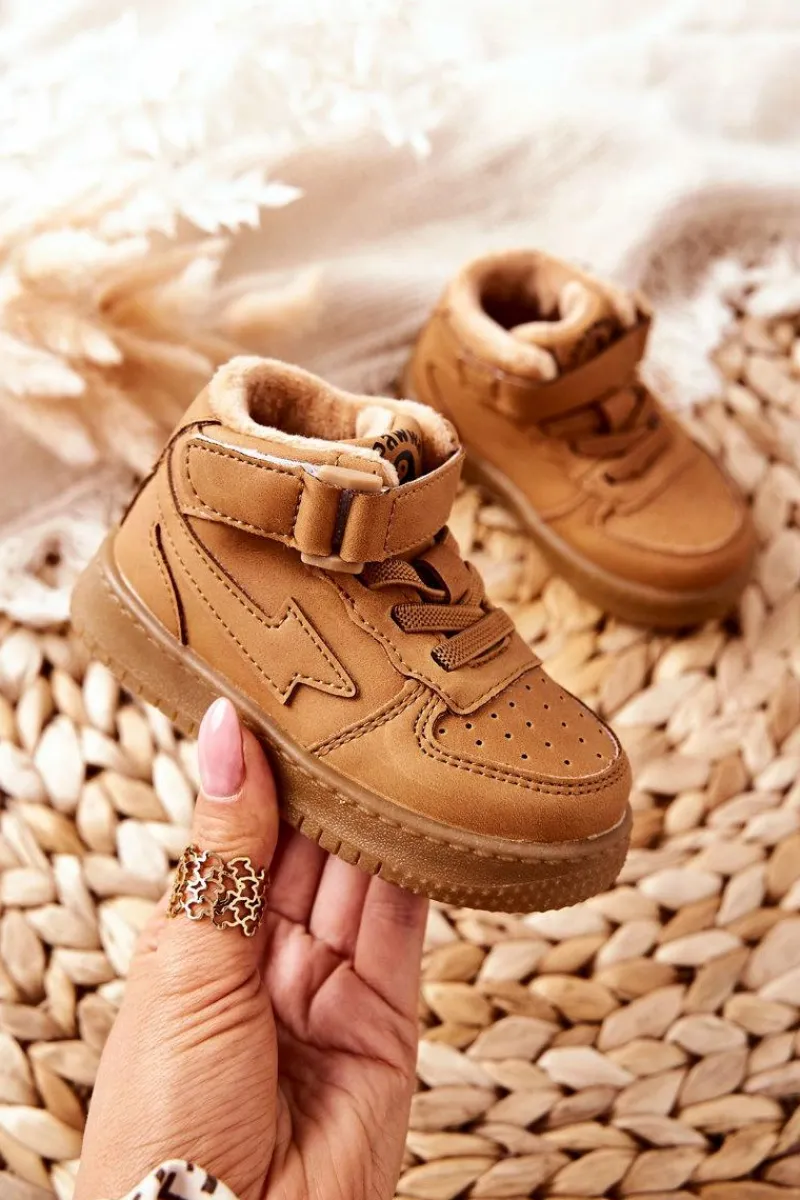 Chłopięce>Boto Dziecięce Wysokie Ocieplane Buty Sportowe Camel Clafi