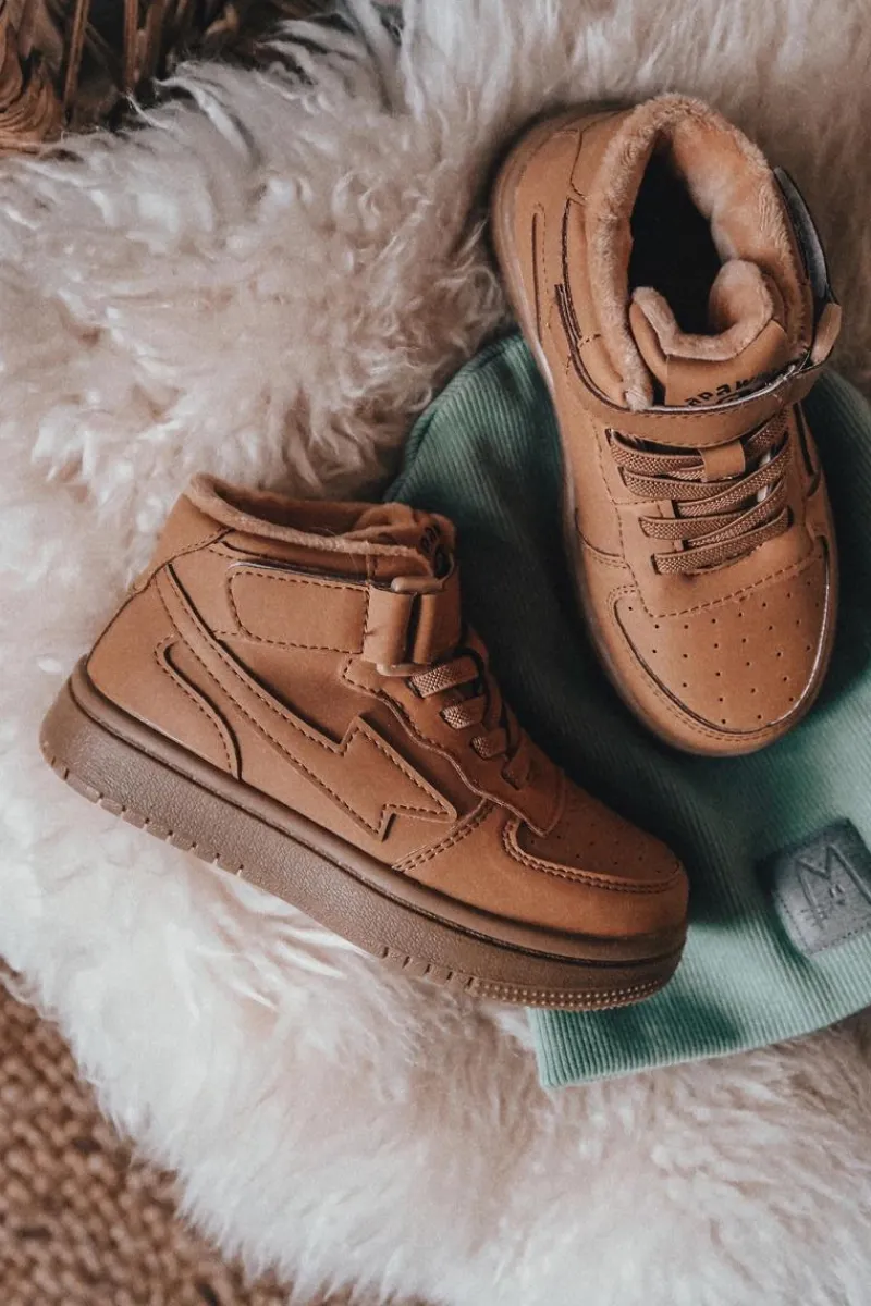 Chłopięce>Boto Dziecięce Wysokie Ocieplane Buty Sportowe Camel Clafi