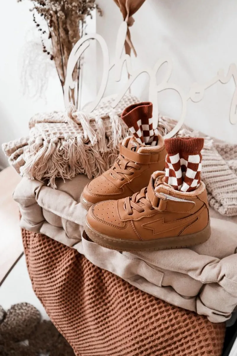 Chłopięce>Boto Dziecięce Wysokie Ocieplane Buty Sportowe Camel Clafi