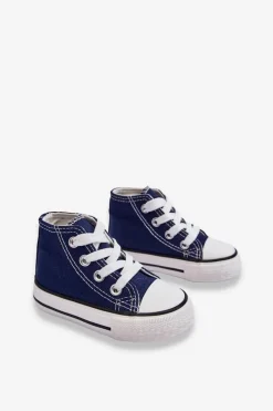 New Boto Dziecięce Wysokie Trampki Granatowe Filemon Niebieski