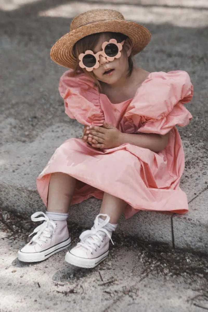 Outlet Dziecięce Wysokie Trampki Różowe Filemon Dzieci Dziewczęce