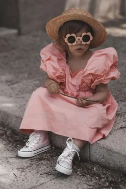 Outlet Dziecięce Wysokie Trampki Różowe Filemon Dzieci Dziewczęce