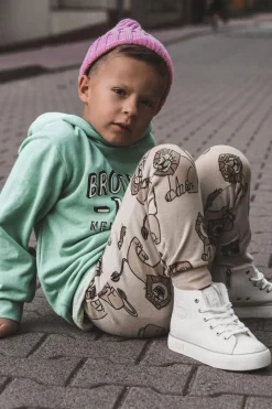 Chłopięce|Dziewczęce>Big Star Shoes Dziecięce Wysokie Trampki Na Suwak Big Star KK374227 Białe Biały