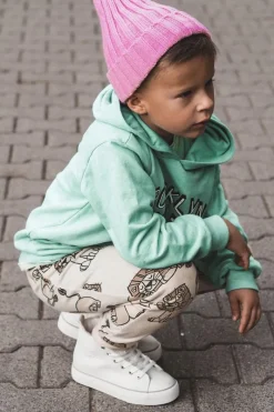 Chłopięce|Dziewczęce></noscript>Big Star Shoes Dziecięce Wysokie Trampki Na Suwak Big Star KK374227 Białe Biały