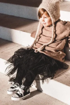 Hot Big Star Shoes Dziecięce Wysokie Trampki Z Suwakiem BIG STAR HH374084 Czarne