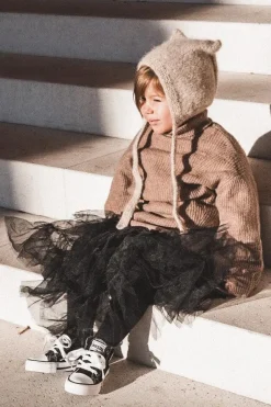 Hot Big Star Shoes Dziecięce Wysokie Trampki Z Suwakiem BIG STAR HH374084 Czarne