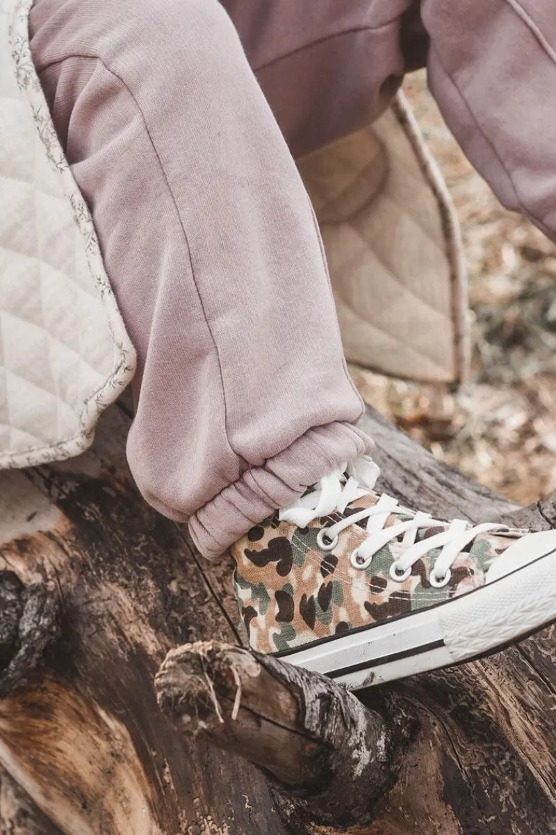 Sale Dziecięce Wysokie Trampki Na Suwak Beżowo-Zielone Filemon Dzieci Chłopięce|Dziewczęce