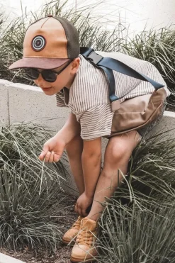 Outlet Boto Dziecięce Wysokie Trampki Na Suwak Camel Boone Brązowy