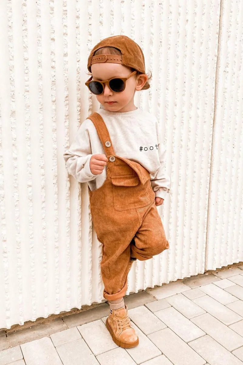 Outlet Boto Dziecięce Wysokie Trampki Na Suwak Camel Boone Brązowy