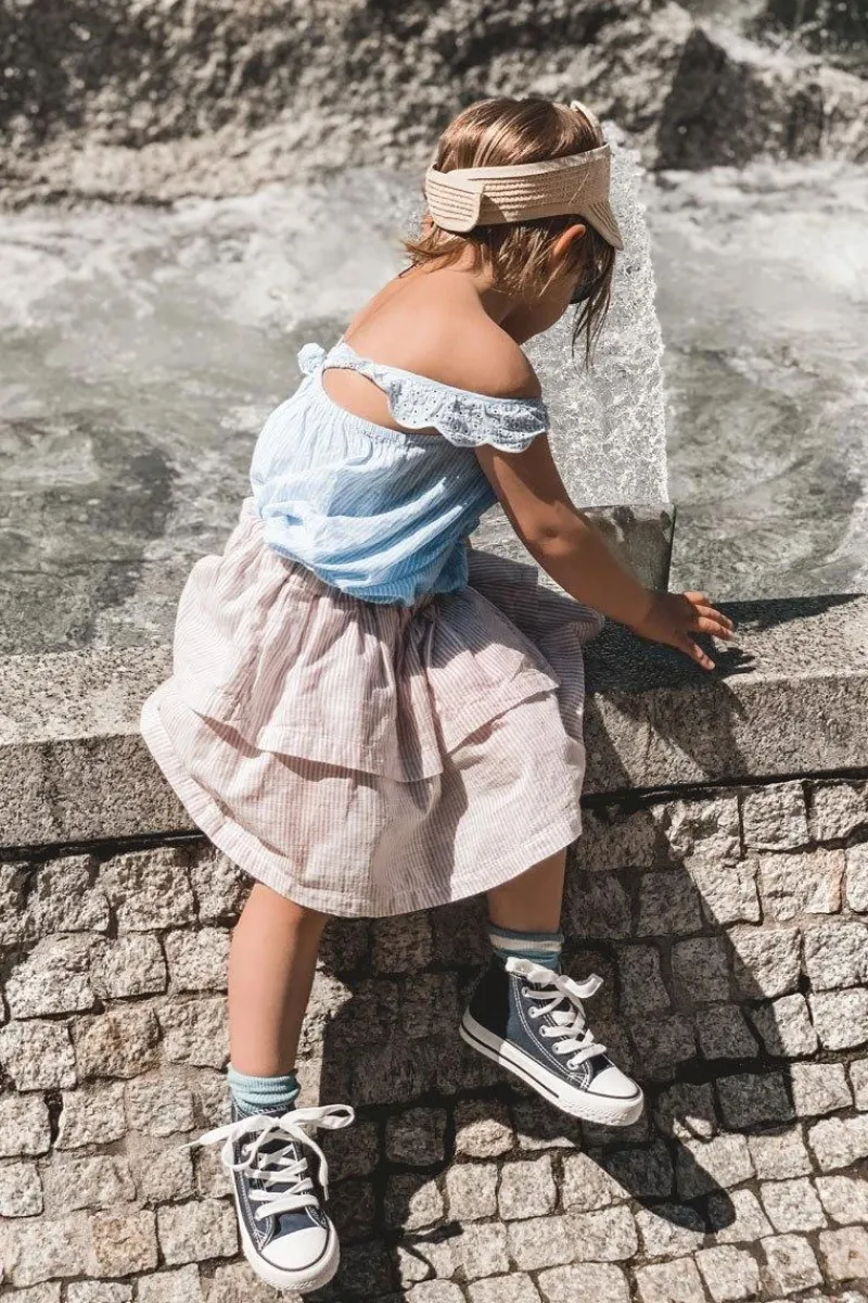 Boto Dziecięce Wysokie Trampki Granatowe Filemon