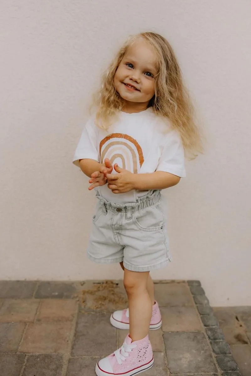 Hot Boto Dziecięce Wysokie Trampki Różowe Mona Różowy