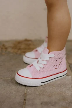 Hot Boto Dziecięce Wysokie Trampki Różowe Mona Różowy