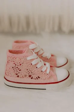 Hot Boto Dziecięce Wysokie Trampki Różowe Mona Różowy