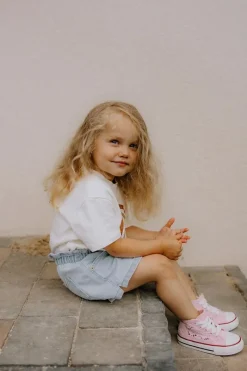 Hot Boto Dziecięce Wysokie Trampki Różowe Mona Różowy