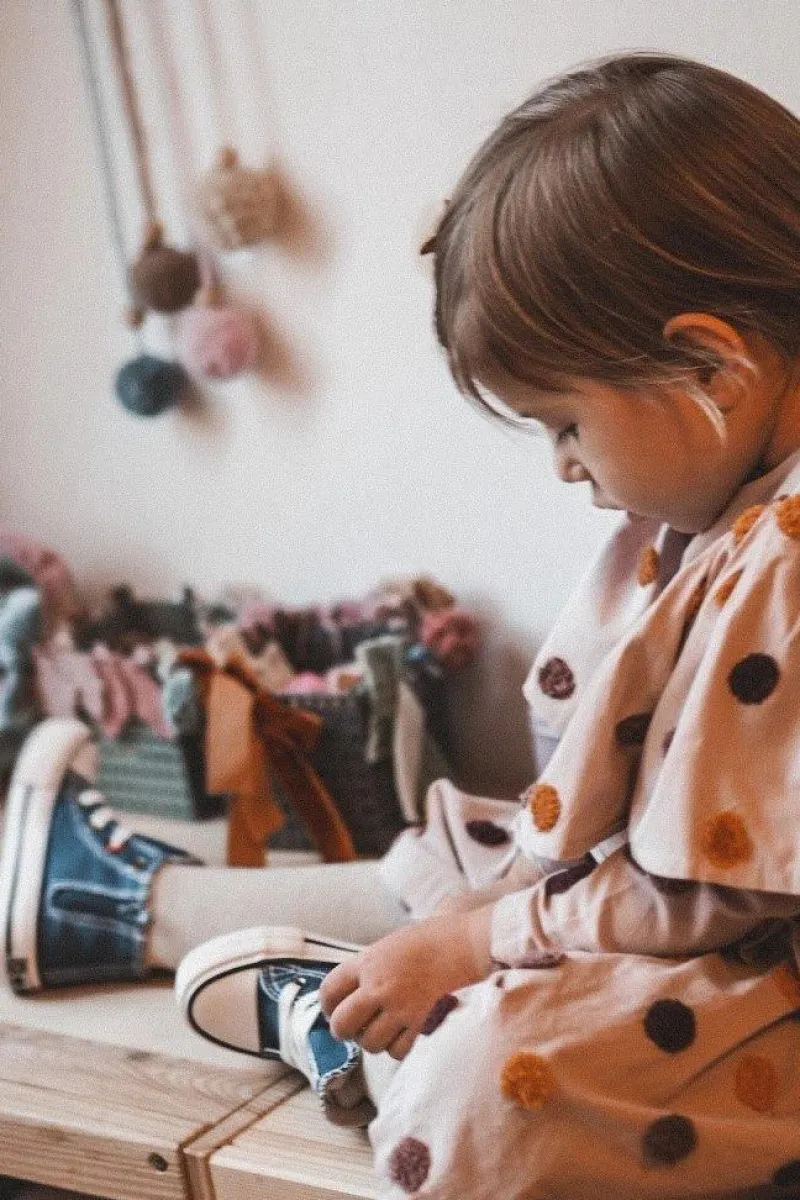 Clearance Big Star Shoes Dziecięce Wysokie Trampki Z Suwakiem BIG STAR HH374189 Granatowe Niebieski