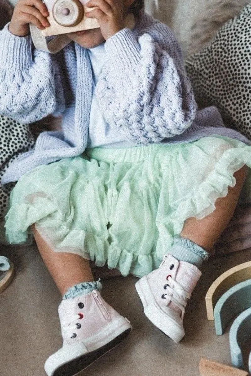 Chłopięce|Dziewczęce>Big Star Shoes Dziecięce Wysokie Trampki Z Suwakiem BIG STAR HH374087 Różowe