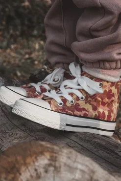 Clearance Dziecięce Wysokie Trampki Na Suwak Różowo-Żółte Filemon Dzieci Chłopięce|Dziewczęce