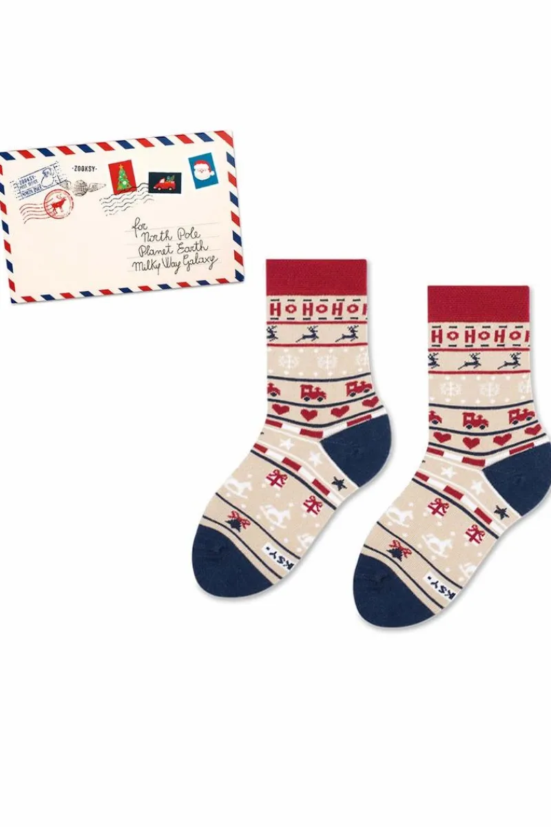 Sale Dziecięce Zooksy Skarpetki Świąteczne List Skarpetki|Skarpetki