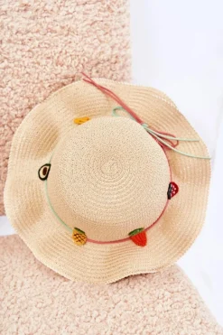 Discount Boto Dziecięcy Kapelusz Z Paskiem Beżowy Simon