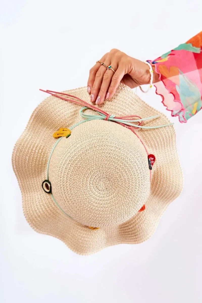 Discount Boto Dziecięcy Kapelusz Z Paskiem Beżowy Simon