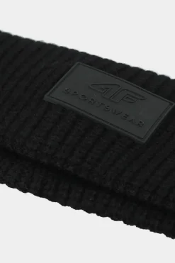 4F Dziewczęca Opaska JWAW24ABANF079-21S Czarna Czarny