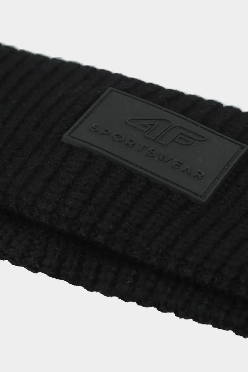 4F Dziewczęca Opaska JWAW24ABANF079-21S Czarna Czarny