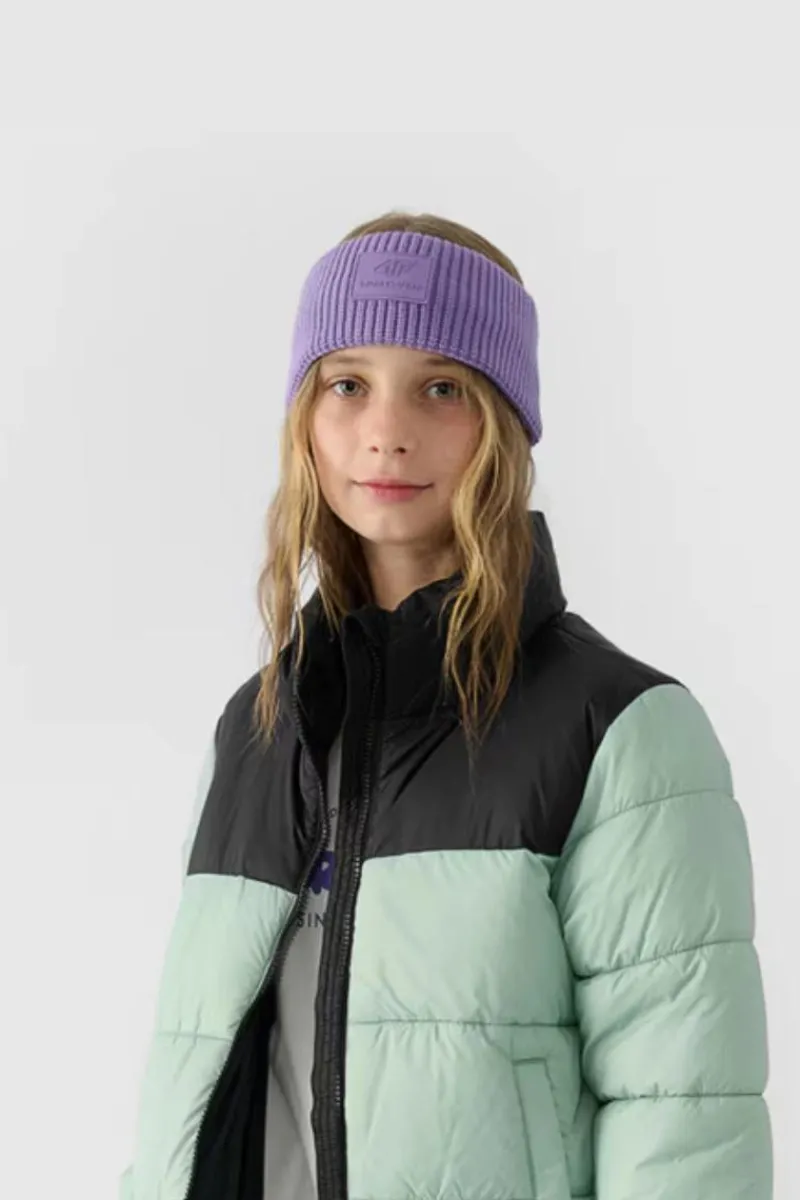 Discount Dziewczęca Opaska JWAW24ABANF079-52S Fioletowa Okrycia Głowy