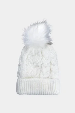 Clearance Dziewczęca Zimowa Czapka JWAW24ACAPF421-11S Biała Okrycia Głowy