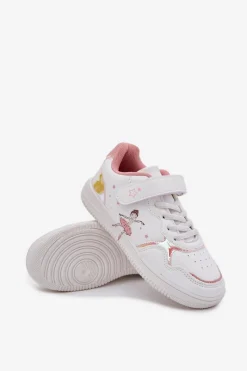 New Evento Dziewczęce Buty Sportowe Baletnica Białe Ulinasse