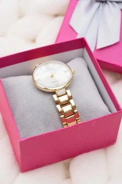 Zegarki>Giorgio&Dario Ekskluzywny Złoty Damski Zegarek z Klejnotami