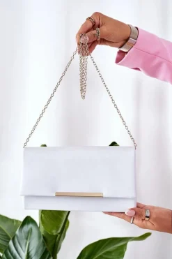 Boto Elegancka Kopertówka Z Łańcuszkiem Szara