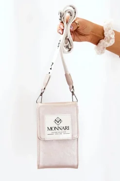 Best Monnari Elegancka Mała Torebka ETUA030-022 Srebrna