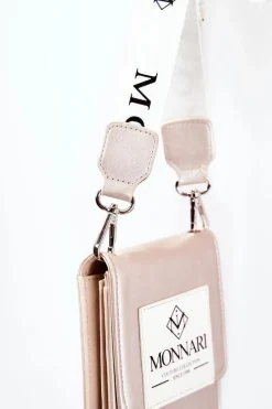 Best Monnari Elegancka Mała Torebka ETUA030-022 Srebrna