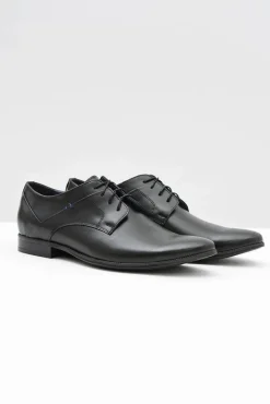 New Eleganckie Czarne Półbuty Gaspare Polska Skóra Męskie Półbuty Eleganckie