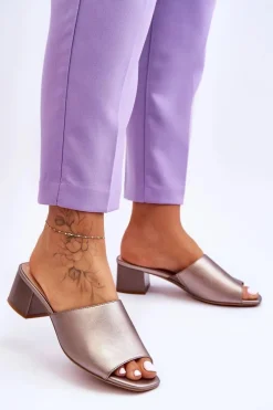 Klapki Na Obcasie|Klapki Damskie Klasyczne><noscript><img width=