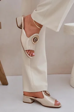 Klapki Na Obcasie|Klapki Damskie Klasyczne><noscript><img width=