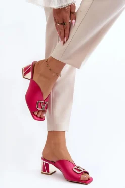 Klapki Na Obcasie|Klapki Damskie Klasyczne><noscript><img width=