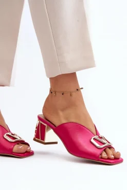 Klapki Na Obcasie|Klapki Damskie Klasyczne><noscript><img width=