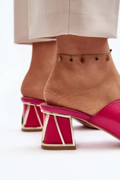 Klapki Na Obcasie|Klapki Damskie Klasyczne><noscript><img width=